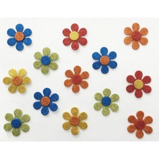 Formes en Mousse Autocollantes - Fleurs...