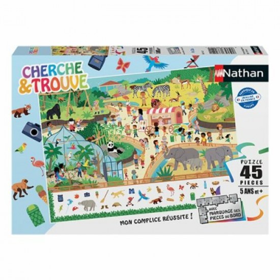 Casse-Tête \ 45 mcx : Cherche et Trouve au Zoo
