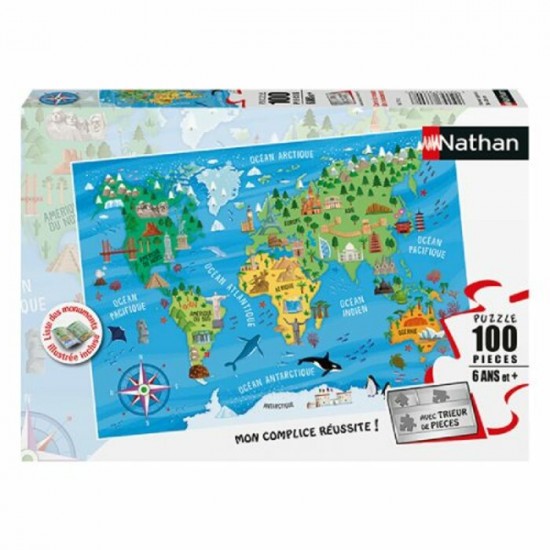 Casse-Tête \ 100 mcx : Carte du Monde des...