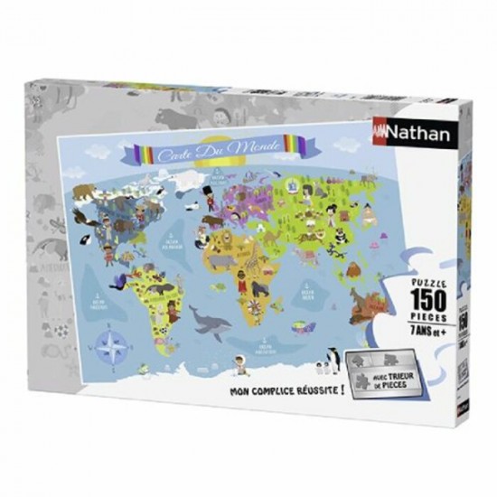 Casse-Tête \ 150 mcx : Carte du Monde