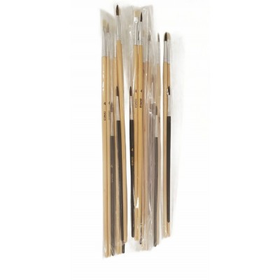 Pinceaux Scolaire Demco #4 - 8 x 3 pinceaux