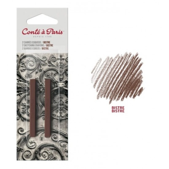 Carrés à Esquisse - Bistre\pqt. 2