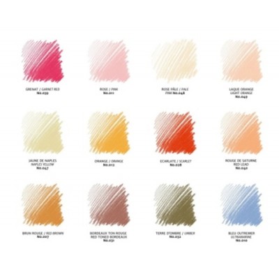 Pastels Carrés à Dessin - Portrait\bte. 12