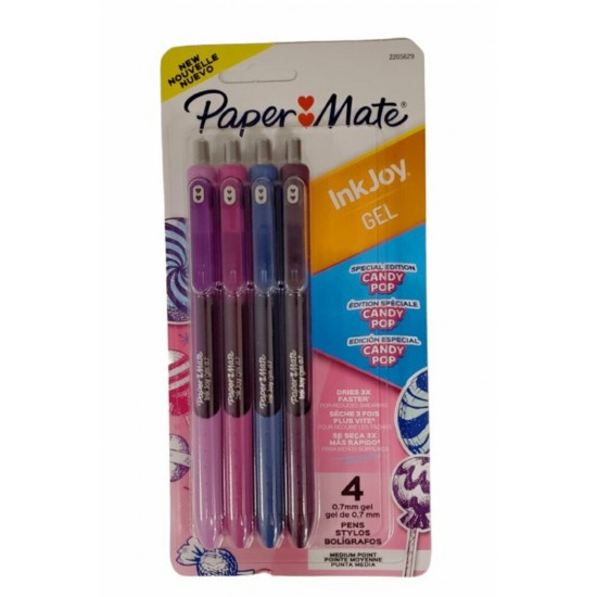 Stylos Gel InkJoy Éd. Spéciale Candy Pop 0.7mm -...