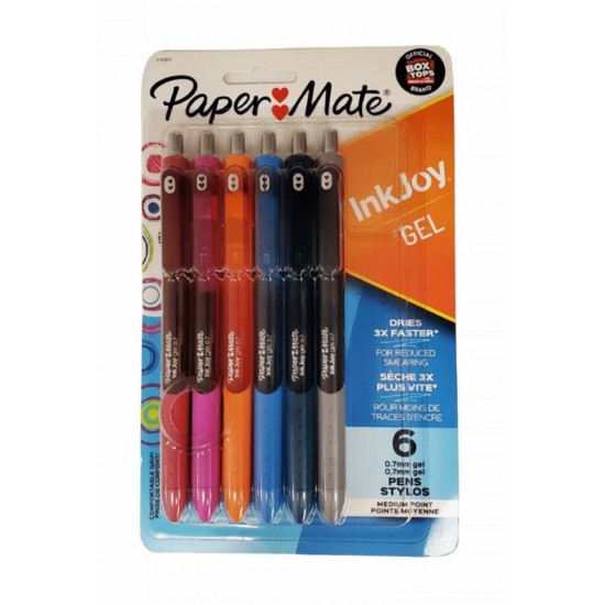 Stylos Gel InkJoy 0.7mm Modèle #815 - Ens. 6