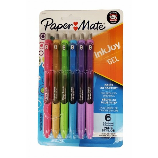 Stylos Gel InkJoy 0.7mm Modèle #814 - Ens. 6
