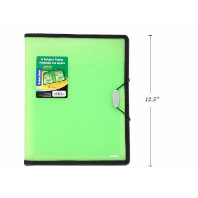 Portfolio en Plastique à 6 Pochettes