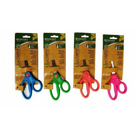 Ciseaux Droitier à Bout Pointu Kleen Earth 12,7 cm\1 (Option de Couleur)