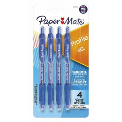 Stylos Gel Profile Papermate 0.7mm - Bleu\ens. de...