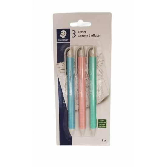 Efface en Bâton Staedtler - Pastel\ens. de 3