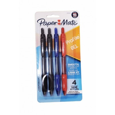 Stylos Gel Profile Papermate 0.7mm - Assortis\ens....