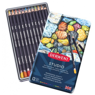 Crayons de Couleur Derwent Studio : 12