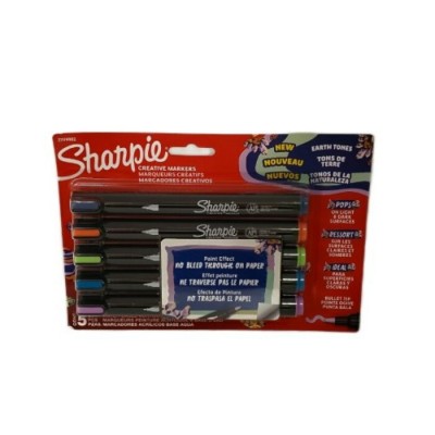 Marqueurs Acryliques Sharpie à Pointe Ogive :Tons... Marqueurs Acryliques Sharpie à Pointe Ogive :Tons...