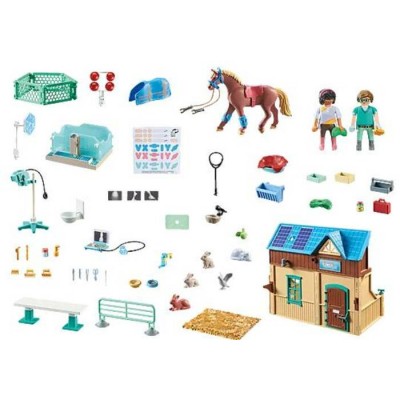 Playmobil : Horses of Waterfall - Vétérinaire et Centre de Thérapie #71352