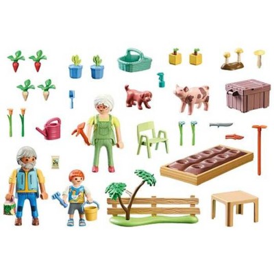 Playmobil - Country : Grands-Parents et Potager #71443