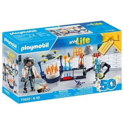 Playmobil - My Life - Chercheur et Robots #71450