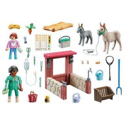 Playmobil - Country : Vétérinaire et Animaux de la Ferme #71471