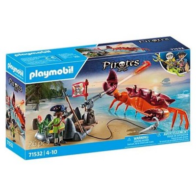 Playmobil - Pirates - Pirate et Crabe Géant...