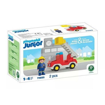 Playmobil Junior - Camion de Pompier avec Échelle...