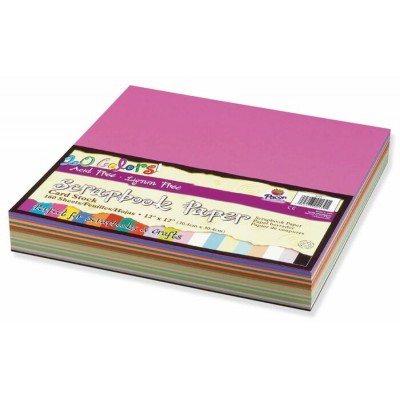 Papier pour Coupures - 20 couleurs unies, 12 x...