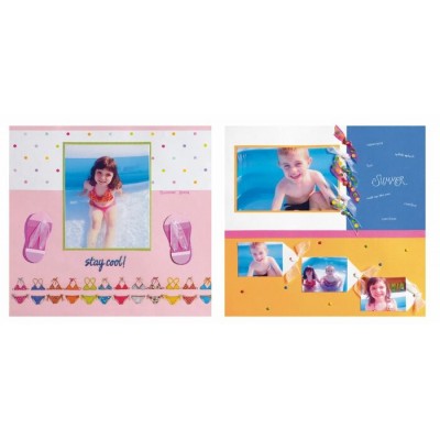 Papier pour Coupures - 20 couleurs unies, 12 x 12''/pqt. 160