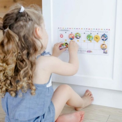 Mes Activités Quotidiennes : Ens. 1 tableau + 12 aimants (Extension)