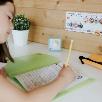 Ma Routine Scolaire : Ens. 1 tableau + 12 aimants (Extension)