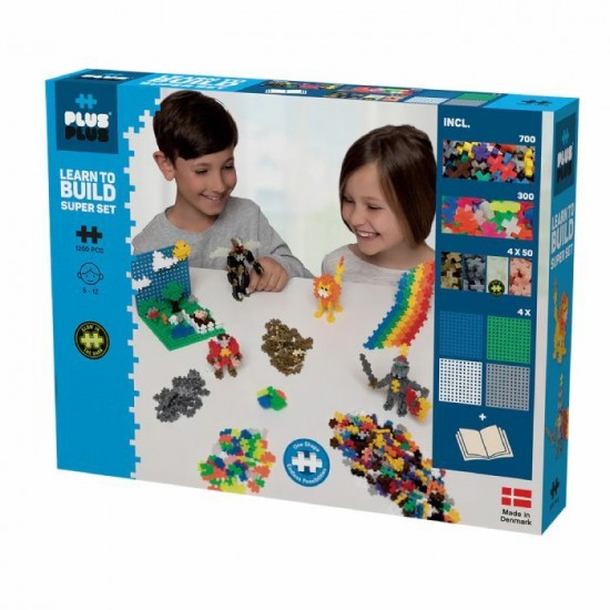 Plus Plus Mini : Apprends à Bâtir - Mega Basic/1200 pièces Plus Plus Mini : Apprends à Bâtir - Mega Basic/1200 pièces
