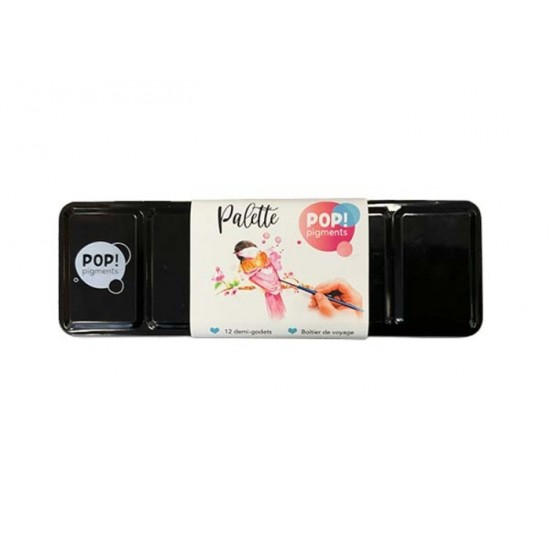 Aquarelle Pop! Pigments - Palette Éclatée - 2 ml/12