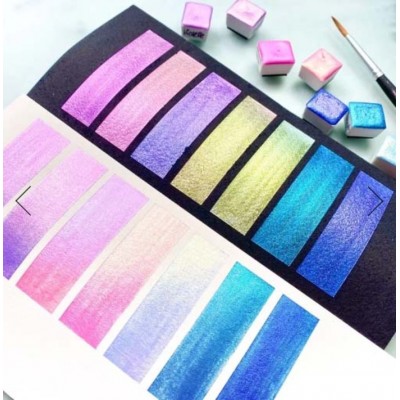 Aquarelle Pop! Pigments - Coffret Barbe à Papa- 2 ml/7