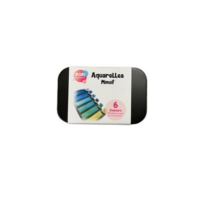 Aquarelle Pop! Pigments - Coffret Minuit - 2 ml/6