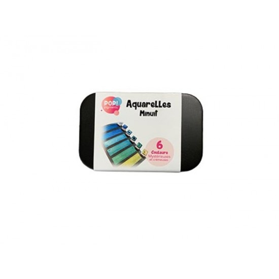Aquarelle Pop! Pigments - Coffret Minuit - 2 ml/6