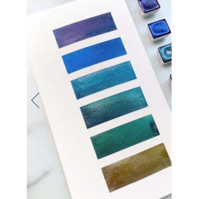 Aquarelle Pop! Pigments - Coffret Minuit - 2 ml/6