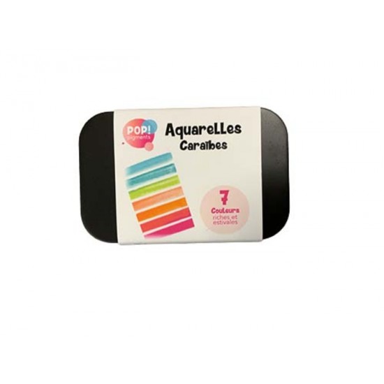 Aquarelle Pop! Pigments - Coffret Caraïbes - 2 ml/7