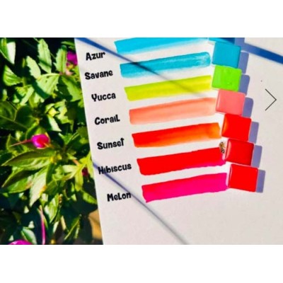 Aquarelle Pop! Pigments - Coffret Caraïbes - 2 ml/7