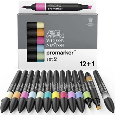 Promarker (Fin + Biseau) - Ensemble #2 /12 + 1