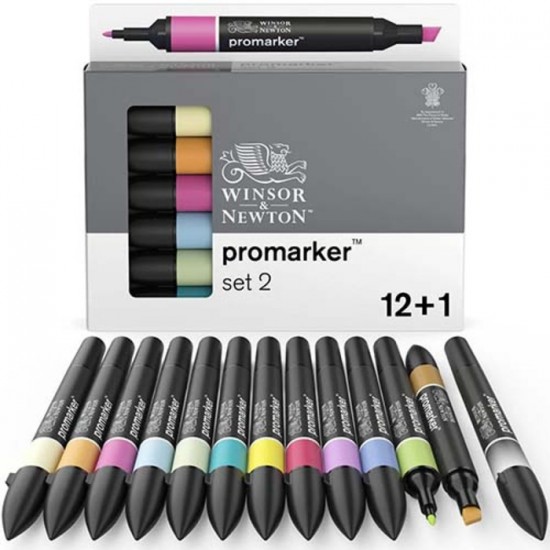 Promarker (Fin + Biseau) - Ensemble #2 /12 + 1