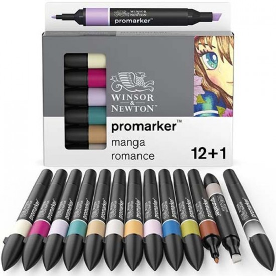 Promarker (fin + biseau) - Manga Romance /12 +1 Promarker (fin + biseau) - Manga Romance /12 +1