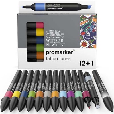 Promarker (Fin + Biseau) - Tatouage /12 + 1
