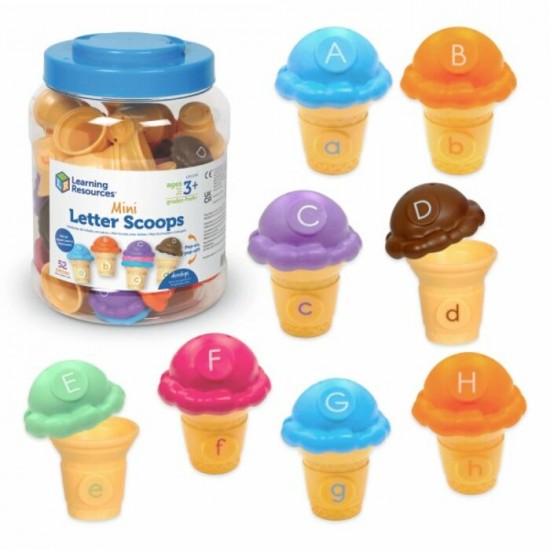 Alphabet : Cornets de Crème Glacée/52 mcx