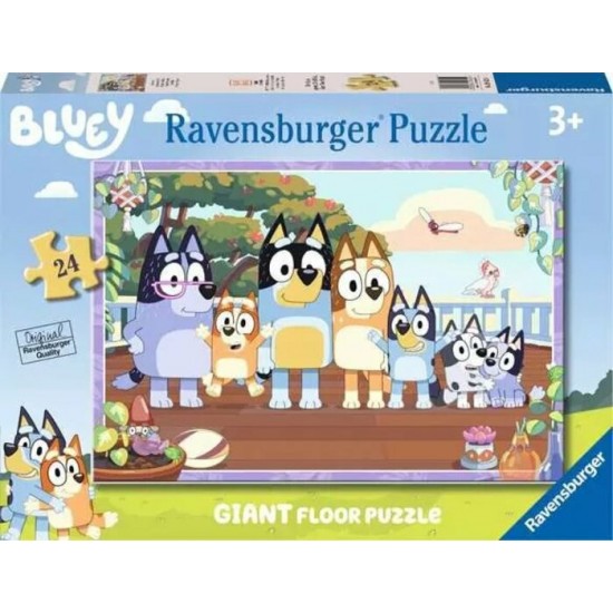 Casse Tête de Plancher/ 24 mcx : Bluey - Moments... Casse Tête de Plancher/ 24 mcx : Bluey - Moments...