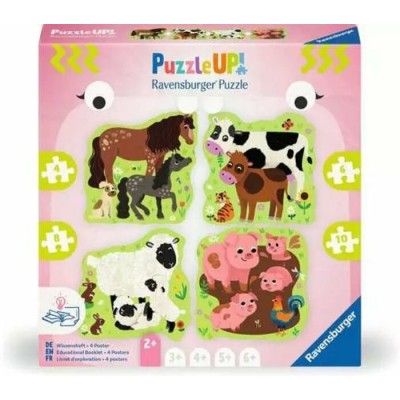 Casse-Tête/4,6,8, et 10 mcx - Animaux de la Ferme
