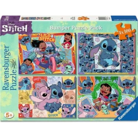 Casse-Tête /4 x100 mcx : Disney : Stitch - Aloha...