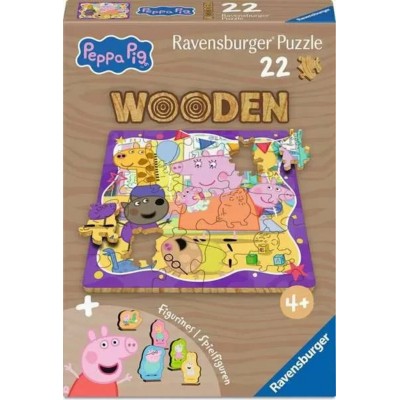 Casse-Tête en Bois/ 22 mcx : Peppa Pig - La Fête...