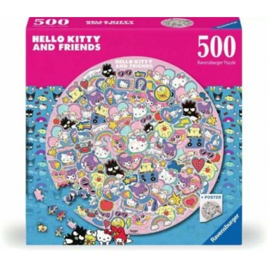 Casse-Tête / 500 mcx Rond : Hello Kitty et ses...