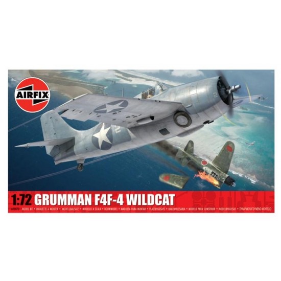 Modèle à Coller : Avion Grumman F4F-4 Wildcat - Niveau 2