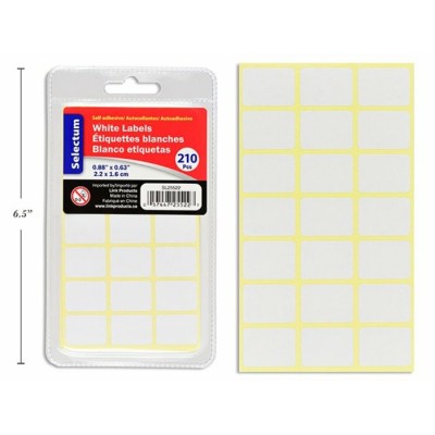 Étiquettes Blanches Autocollantes 0.88 x 0.63''/...