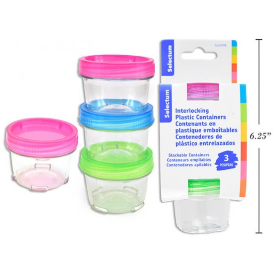 Selectum - Contenants en Plastique Emboîtables/3
