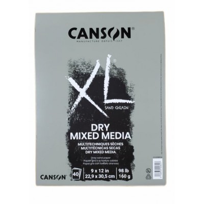 Canson XL - Tablette Mix Média Pour Médiums Secs...