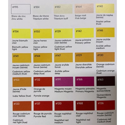 Acrylique Émotions 75ml - Série 1 (Option de Couleur)